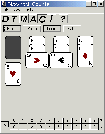 Blackjack Counter for Windows - Click Image to Close