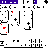 Blackjack Counter for Palm OS