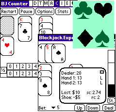 Beginner Blackjack Bundle for Palm OS - Click Image to Close