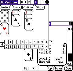 Starter Blackjack Bundle for Palm OS - Click Image to Close