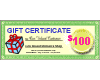 Gift certificate - $100 - Click Image to Close