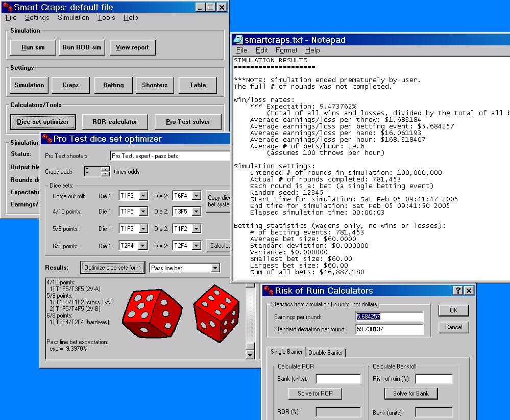 Script Betting Module for Smart Craps - Click Image to Close